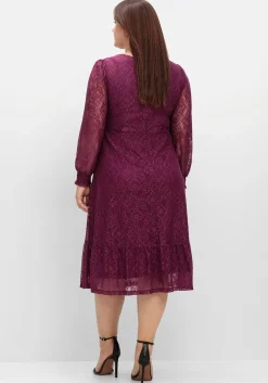 Abendkleid aus elastischer Spitze, mit Unterkleid<sheego by Joe Browns Best