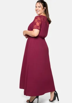 Abendkleid in Maxilänge, mit transparenter Spitze<sheego Best