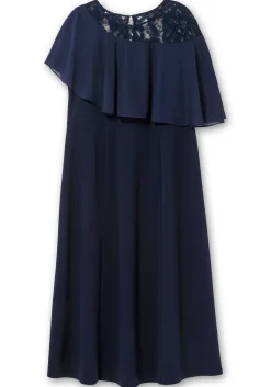 Abendkleid mit Cape aus Spitze, in Midilänge<sheego Discount