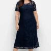 Abendkleid mit dekorativen Zierborten<sheego Sale