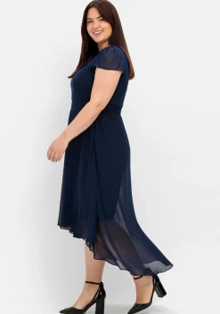 Abendkleid mit Flügelärmeln<sheego Clearance