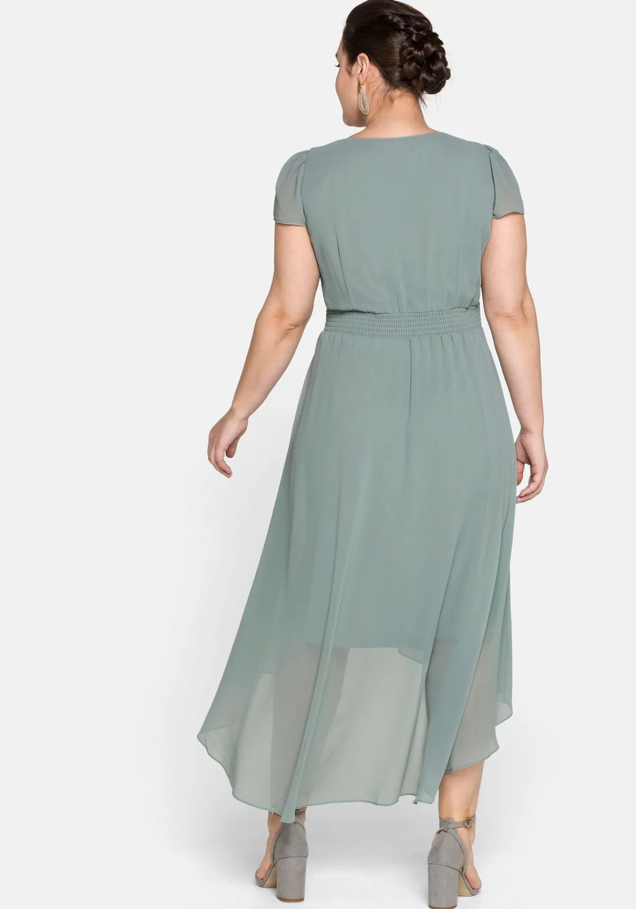 Abendkleid mit Flügelärmeln<sheego Outlet