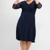 Abendkleid mit floraler Spitze und Zier-Knotendetail<sheego Hot