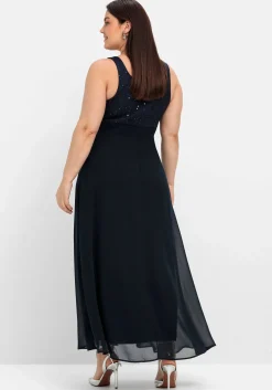 Abendkleid mit floraler Spitze<sheego Hot