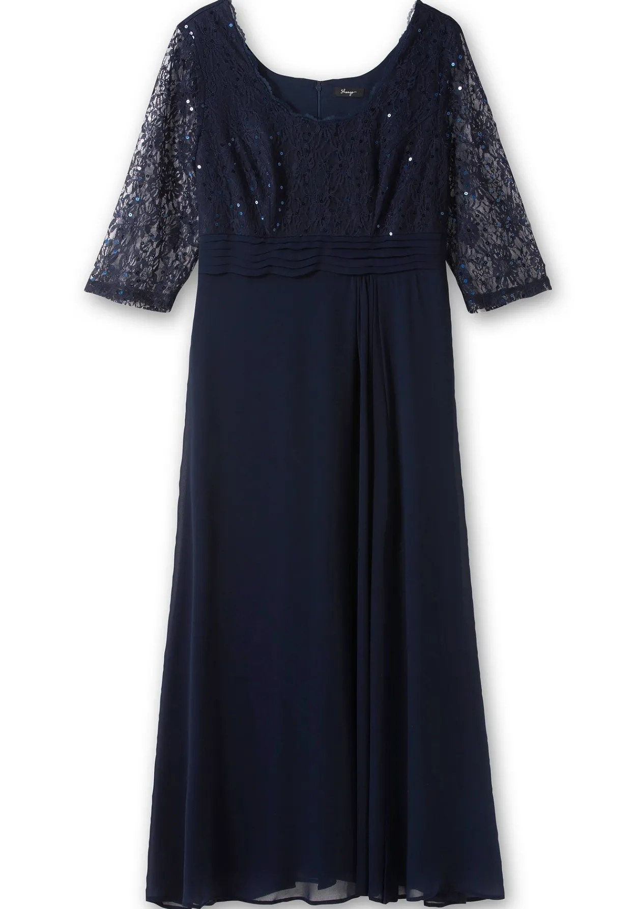 Abendkleid mit floraler Spitze<sheego Outlet