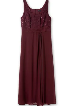 Abendkleid mit floraler Spitze<sheego Online