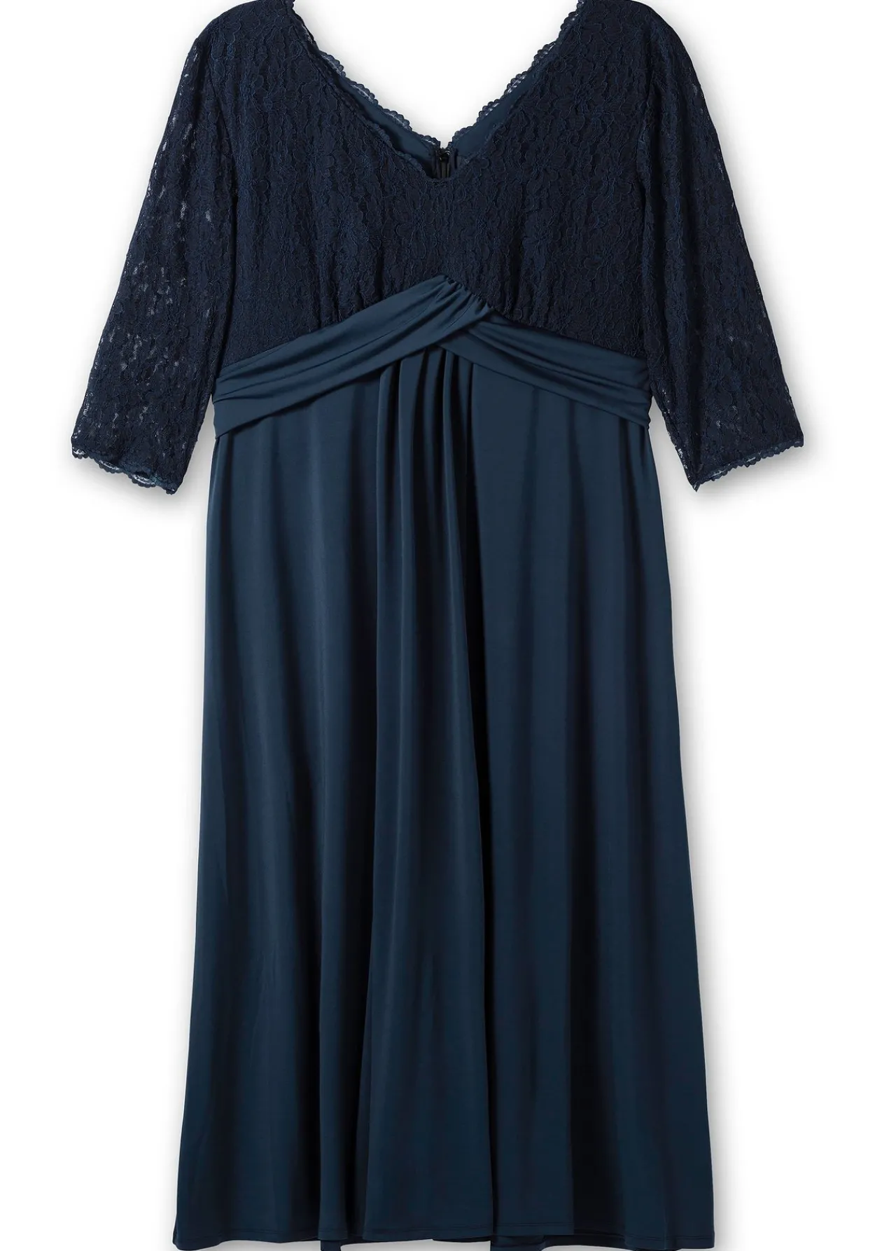 Abendkleid mit Oberteil aus floraler Spitze<sheego Hot