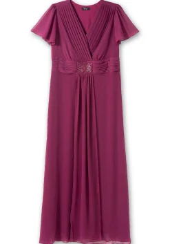 Abendkleid mit Schmuckbrosche, in A-Linie<sheego Clearance