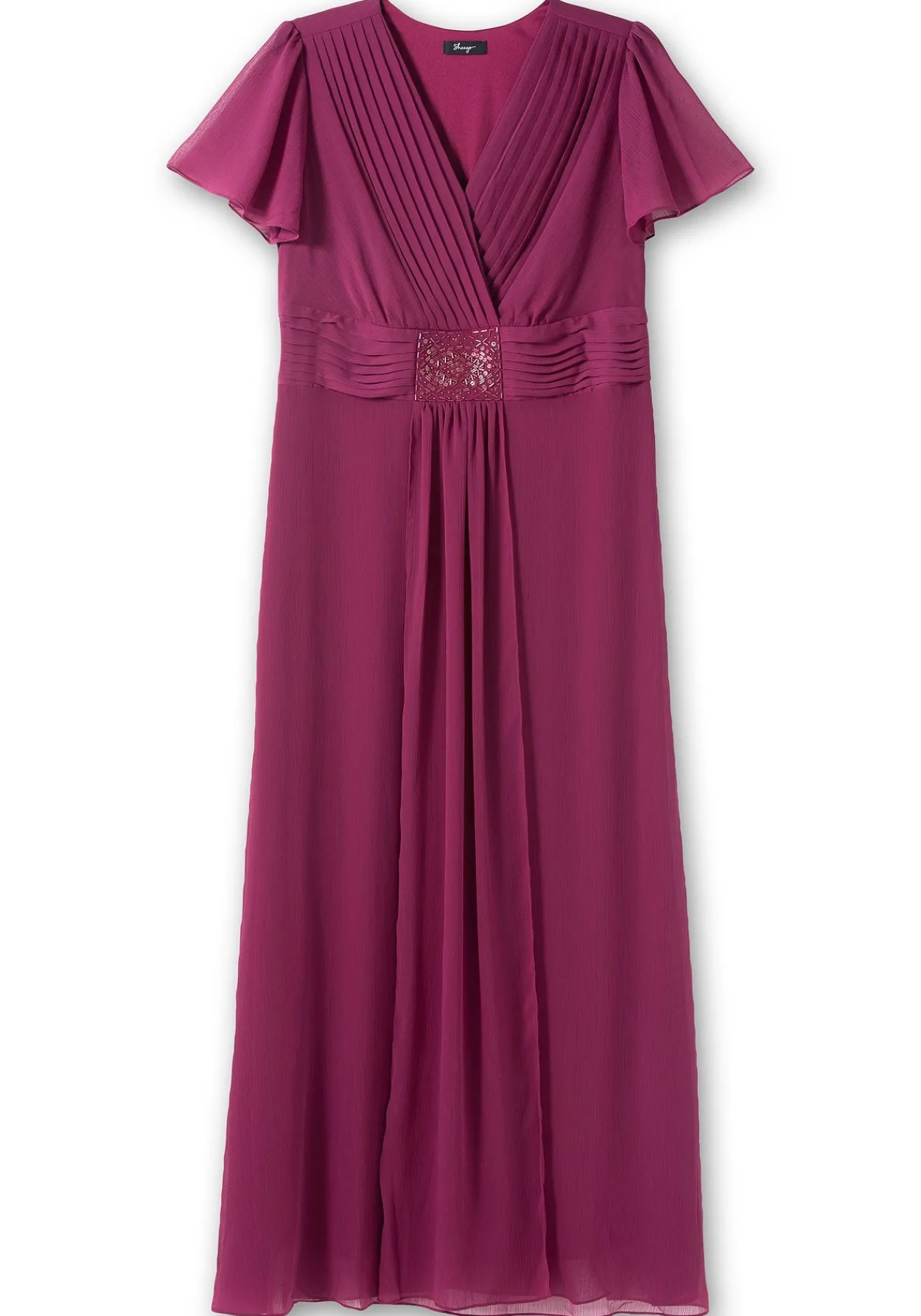 Abendkleid mit Schmuckbrosche, in A-Linie<sheego Clearance