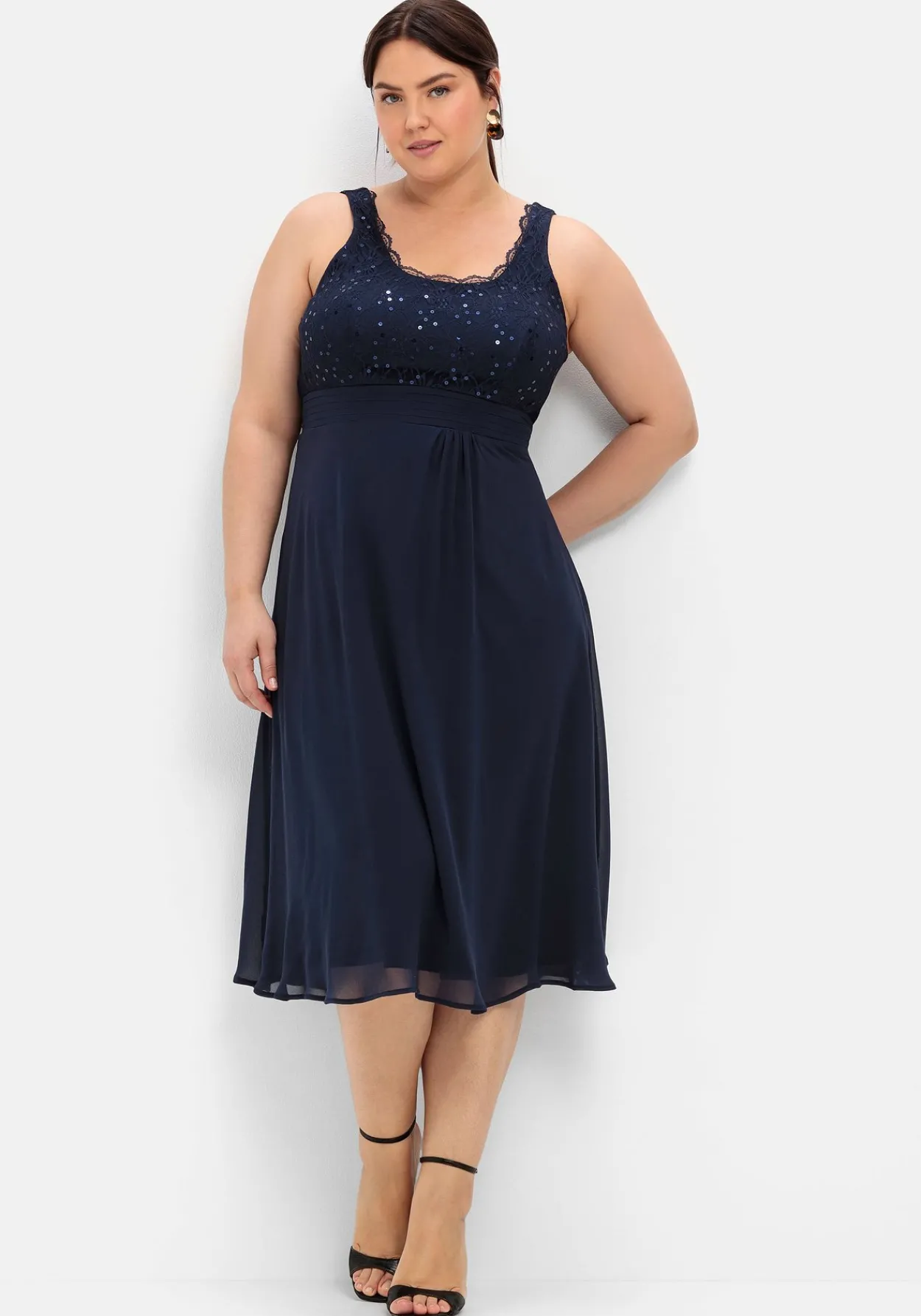 Abendkleid mit Spitze<sheego Fashion