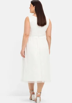 Abendkleid mit Stickerei und Perlen<sheego Best