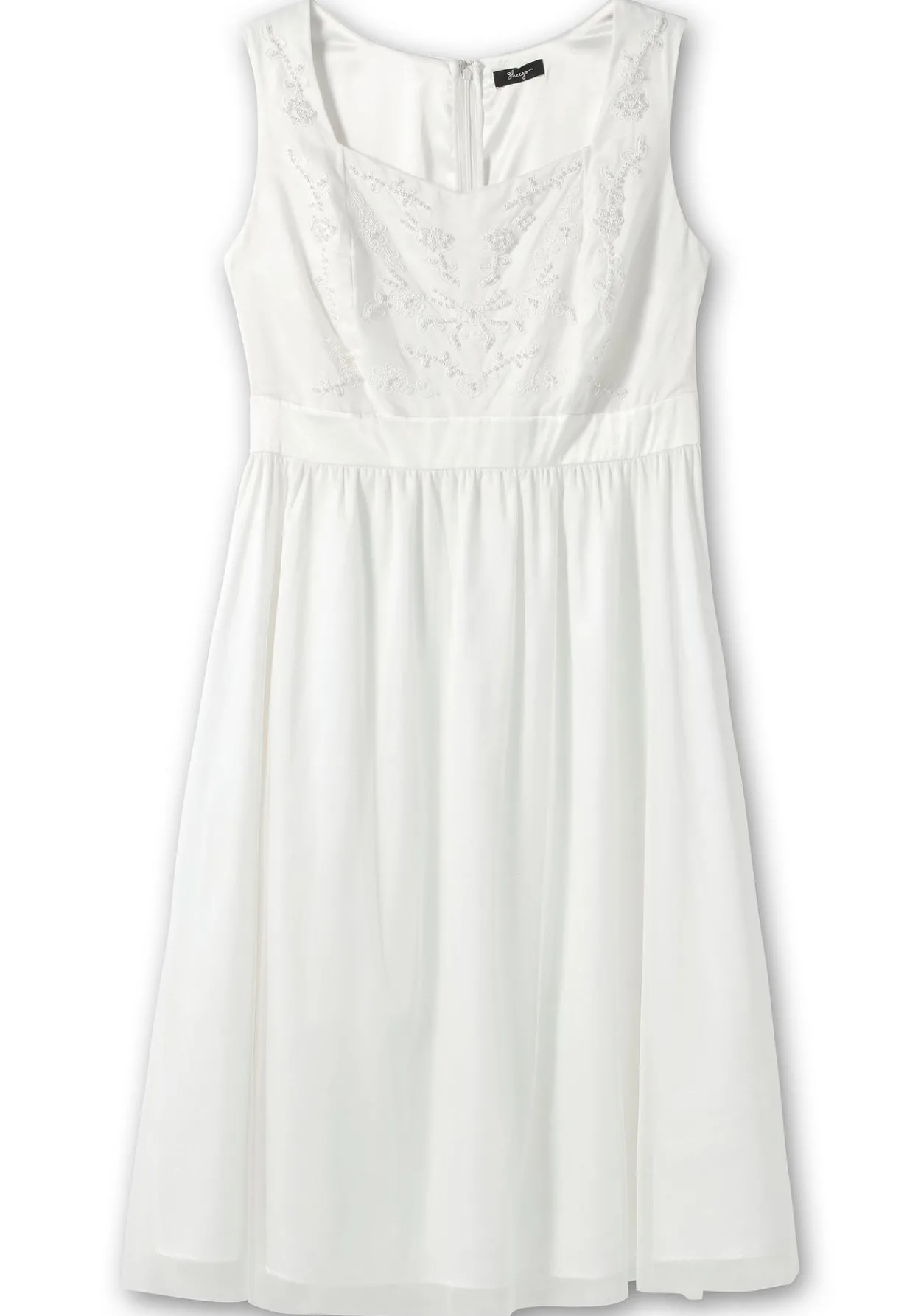 Abendkleid mit Stickerei und Perlen<sheego Best
