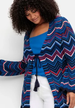 Ajour-Strickjacke im Zickzackmuster<sheego New