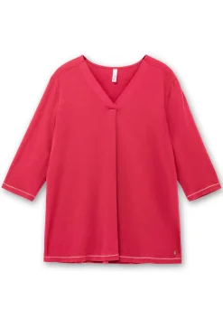3/4-Arm-Shirt in leichter A-Linie, mit TENCEL™ Lyocell<sheego Fashion