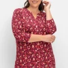 3/4-Arm-Shirt mit Blumendruck, aus Viskosejersey<sheego Fashion