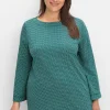 3/4-Arm-Shirt mit grafischem Minimaldruck<sheego Hot