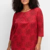 3/4-Arm-Shirt mit Konfetti-Print<sheego Online