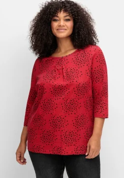 3/4-Arm-Shirt mit Konfetti-Print<sheego Online