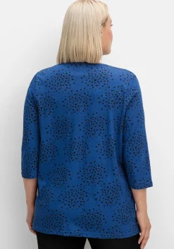 3/4-Arm-Shirt mit Konfetti-Print<sheego Hot