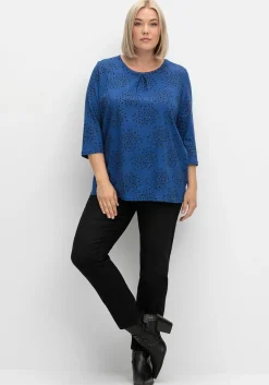 3/4-Arm-Shirt mit Konfetti-Print<sheego Hot