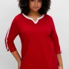 3/4-Arm-Shirt mit Kontrastdetails<sheego Discount