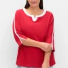 3/4-Arm-Shirt mit Kontrastdetails<sheego New