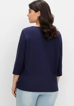 3/4-Arm-Shirt mit maritimem Frontdruck<sheego Best