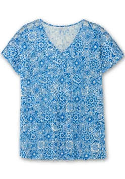 Ausbrenner-Shirt mit geschlitzten Ärmeln<sheego Best