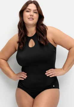 Badeanzug mit Shaping-Effekt und Cut-out<sheego Outlet