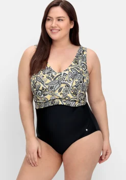 Badeanzug mit tiefem Rücken und Shaping-Effekt<sheego Clearance