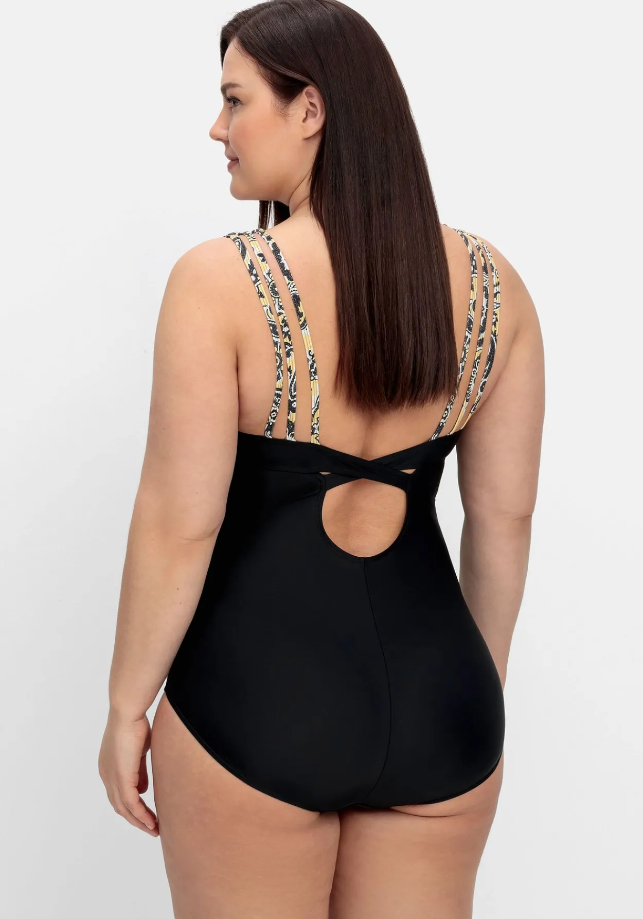 Badeanzug mit tiefem Rücken und Shaping-Effekt<sheego Clearance