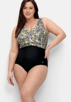 Badeanzug mit tiefem Rücken und Shaping-Effekt<sheego Clearance