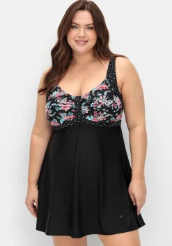 Badekleid im Mustermix mit integrierter Hose<sheego New
