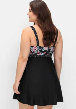 Badekleid im Mustermix mit integrierter Hose<sheego New