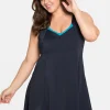Badekleid mit locker fallendem Rock<sheego Clearance