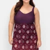 Badekleid mit Mesh-Rock und Shaping-Effekt<sheego by Joe Browns Clearance