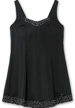 Badekleid mit Pünktchen und integrierter Hose<sheego Fashion