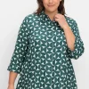 Bedruckte Bluse in schwingender A-Linie<sheego Clearance