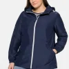 Übergangsjacke aus Microfaser, mit Kapuze<sheego Clearance