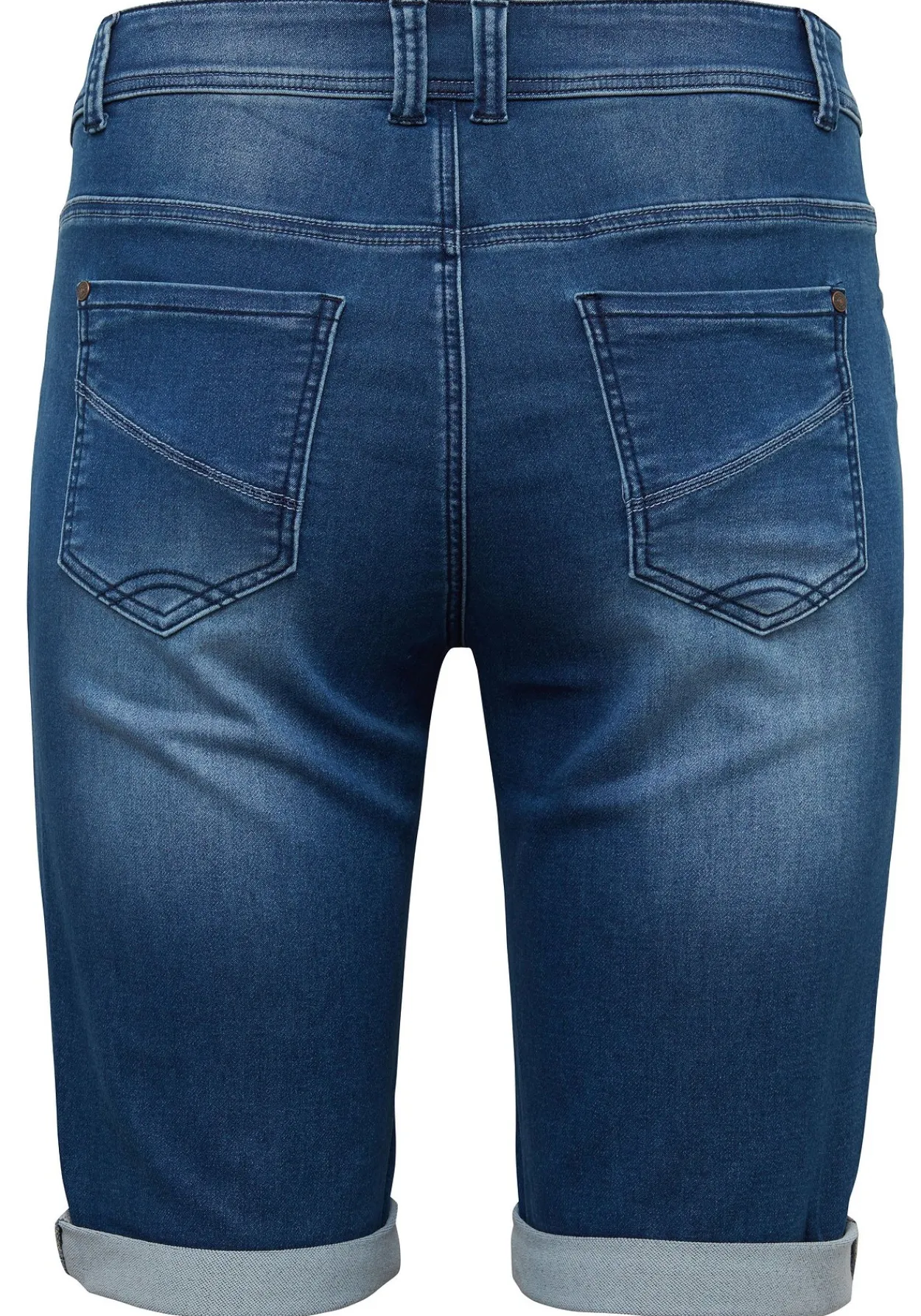 Bermudas aus Sweat-Denim mit Teilungsnaht<sheego Fashion