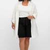 Bermudas im Leinen-Mix, mit Gummibund<sheego Outlet