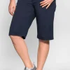 Bermudas in 5-Pocket-Form, aus Baumwoll-Twill<sheego Fashion