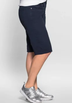 Bermudas in 5-Pocket-Form, aus Baumwoll-Twill<sheego Fashion