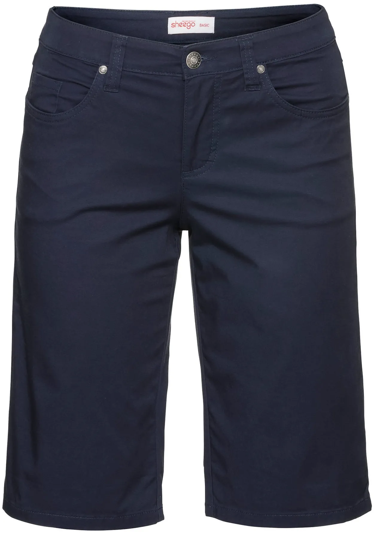 Bermudas in 5-Pocket-Form, aus Baumwoll-Twill<sheego Fashion