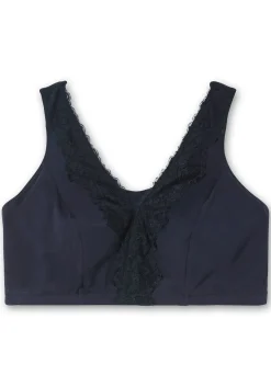 BH ohne Bügel in Bustier-Form, mit Spitzenborte<sheego Best