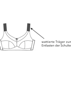BH ohne Bügel mit breitem Unterbrustband<sheego New