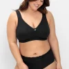 BH ohne Bügel mit dekorativer Spitzenkante<sheego Hot
