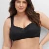 BH ohne Bügel mit leicht transparenter Spitze<sheego Fashion