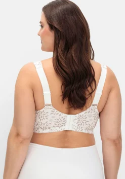 BH ohne Bügel mit Spitzenbesatz und Mesh-Innenfutter<sheego Clearance