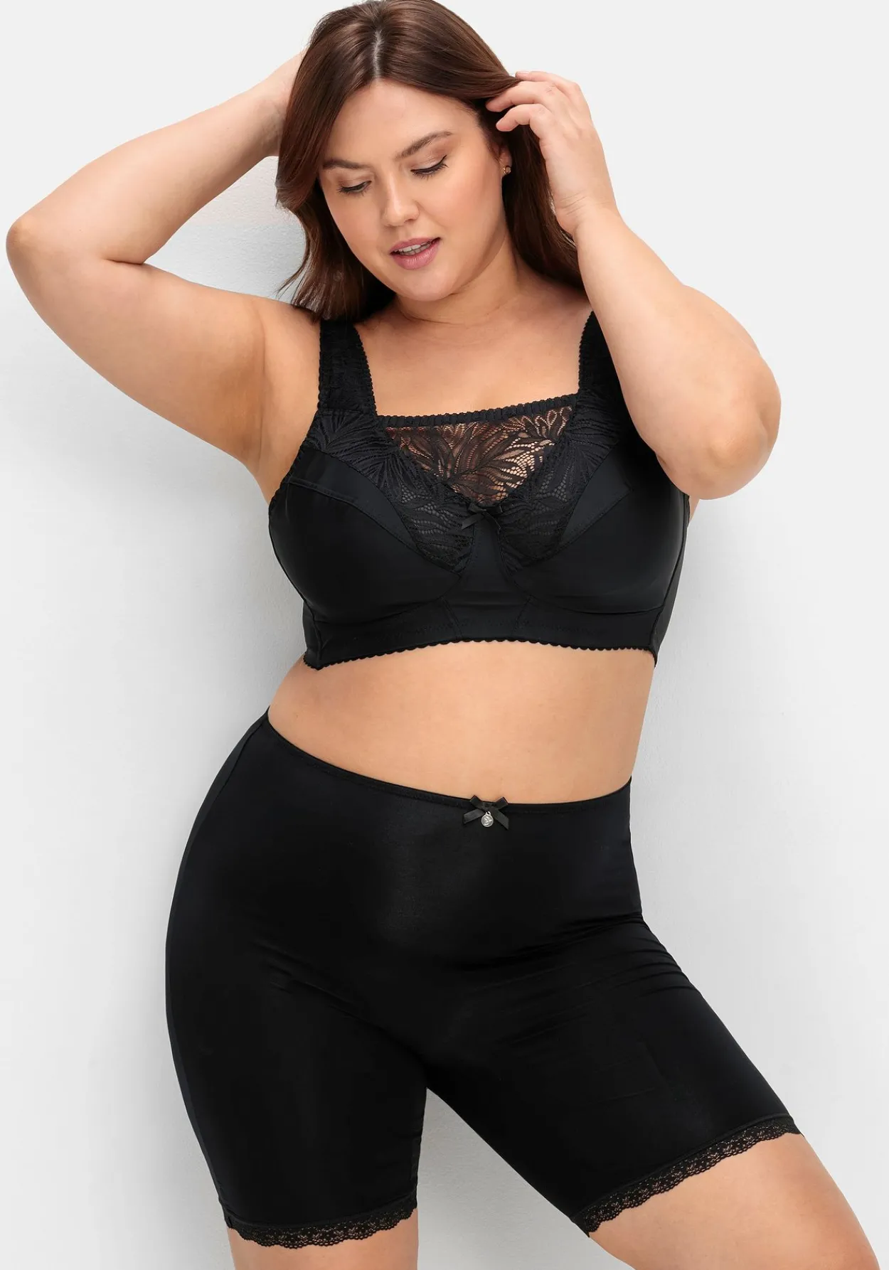 BH ohne Bügel, mit Spitzeneinsatz<sheego Online